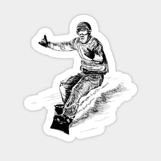 Snowboarding Sticker